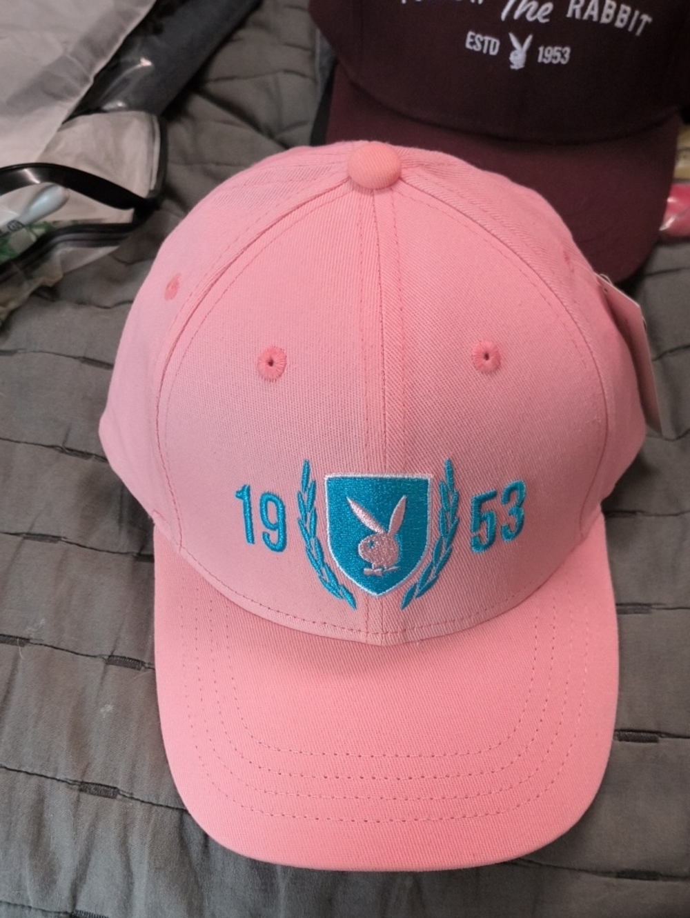 Cotton Candy Colors , Adjustable Playboy Cap